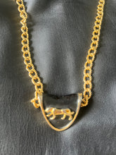 Load image into Gallery viewer, Vintage 90s cougar link chain necklace
