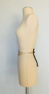 Vintage custom made bejeweled belt - head piece