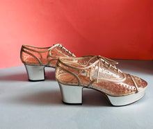 Load image into Gallery viewer, CHANEL 2016 Interlocking CC Logo  Clear/Silver, Women's size 6.5 - 7 US
