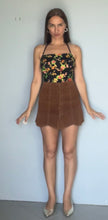 Load image into Gallery viewer, Incredible 50s floral one piece swimsuit/bodysuit Small

