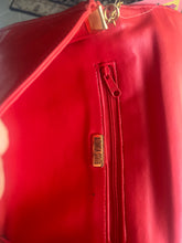Load image into Gallery viewer, Vintage 70s classic red leather cross body purse clutch
