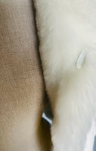 Load image into Gallery viewer, Y2K Ivory Plush Cropped Faux Fur Jacket - S  M
