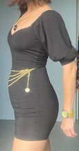 Load image into Gallery viewer, Vintage multi chain gold belt  Free size
