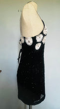 Load image into Gallery viewer, Vintage sequin chanel inspo reworked micro mini dress - Small
