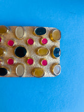 Load image into Gallery viewer, Custom vintage 70s bling stone hand made unisex buckle
