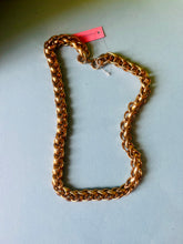 Load image into Gallery viewer, Vintage chunky gold plated chain unisex statement necklace
