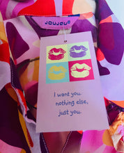 Load image into Gallery viewer, Rare 70s vintage Psychedelic ruffled bls - XS - Petite
