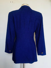 Load image into Gallery viewer, Vintage 90s purple boucle military jacket - Small
