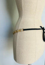 Load image into Gallery viewer, Vintage custom made bejeweled belt - head piece
