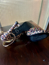 Load image into Gallery viewer, Vintage Satin ankle strap Betsy Johnson heels redone size 7 - 7.5 US
