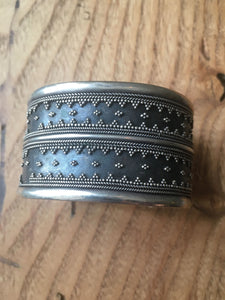 Vintage 40s silver handmade bracelet