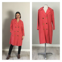 Load image into Gallery viewer, Vintage 60s MOD oversized Red polkadot jacket   Free Size
