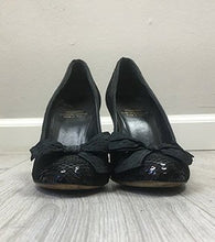 Load image into Gallery viewer, Vintage 90s Moschino sequin bow Heels  SIZE 7-7.5 US

