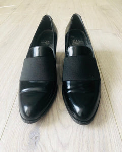 Vintage 80s Stuart Weitzman block heels size 7-7.5 us