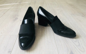 Vintage 80s Stuart Weitzman block heels size 7-7.5 us