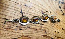 Load image into Gallery viewer, Vintage 60&#39;s Art Deco chunky crystal bracelet

