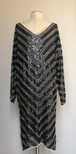 Load image into Gallery viewer, Exquisite Vintage 70s sequin Kaftan dress - small med
