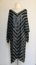 Load image into Gallery viewer, Exquisite Vintage 70s sequin Kaftan dress - small med
