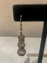 Load image into Gallery viewer, Vintage 90s handmade beaded drop earrings
