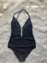 Load image into Gallery viewer, Amazing vintage 80s one piece swimsuit:bodysuit  S M
