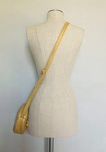 Load image into Gallery viewer, Vintage 90s Gold Leather Cross body purse
