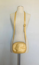 Load image into Gallery viewer, Vintage 90s Gold Leather Cross body purse
